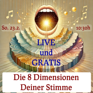 Gratis Webinar Stimmbildung